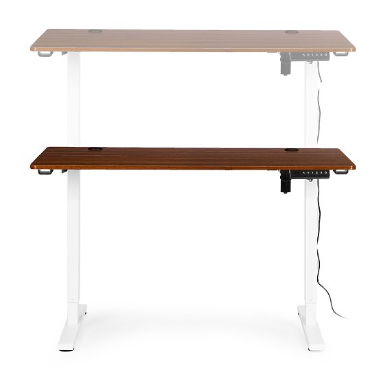 Bureau électrique réglable 120x60 cm, hauteur réglable 72-117 cm ModernHome