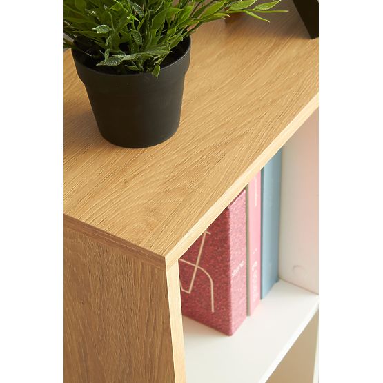 Bureau GROSSO - chêne doré / blanc