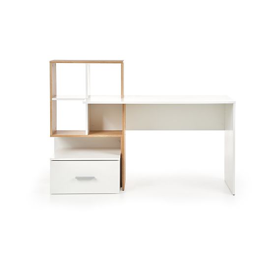 Bureau GROSSO - chêne doré / blanc