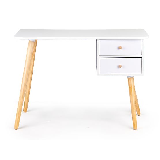 Bureau informatique moderne avec 2 tiroirs MODERNHOME