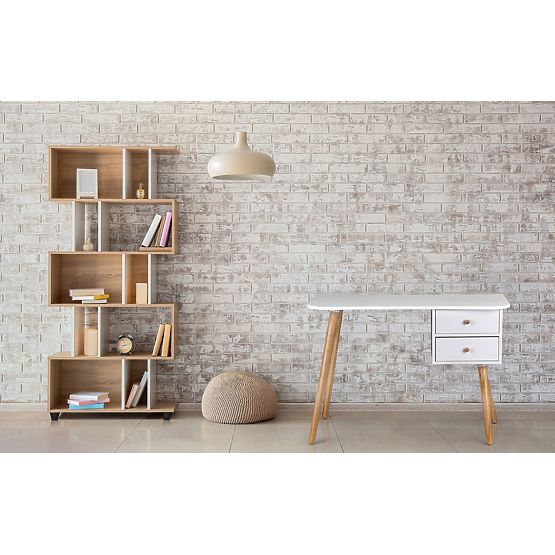 Bureau informatique moderne avec 2 tiroirs MODERNHOME