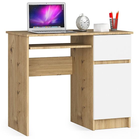 BUREAU INFORMATIQUE PIKSEL PK ARTISAN / BLANC - DROIT