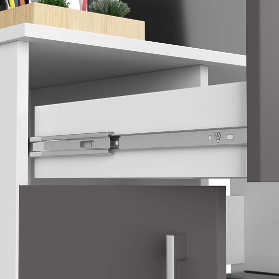 BUREAU JAY PK BLANC / GRIS