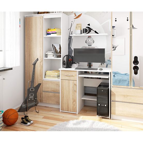 BUREAU JAY PK BLANC / SONOMA