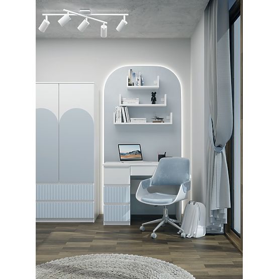 Bureau Mijas LEWE ARTESO BLEU Bleu