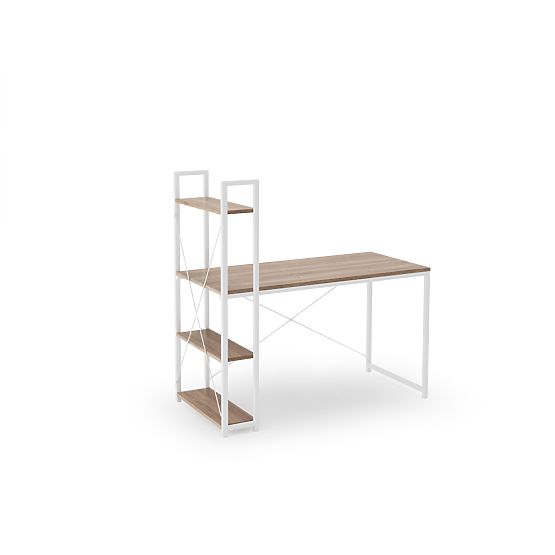 Bureau NARVIK B1 blanc/chêne sonoma