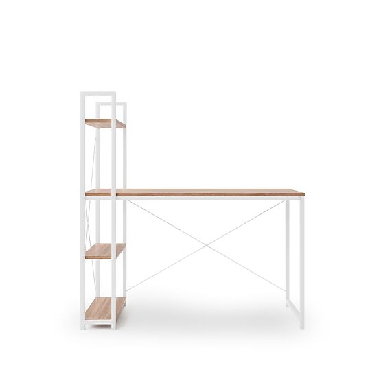 Bureau NARVIK B1 blanc/chêne sonoma