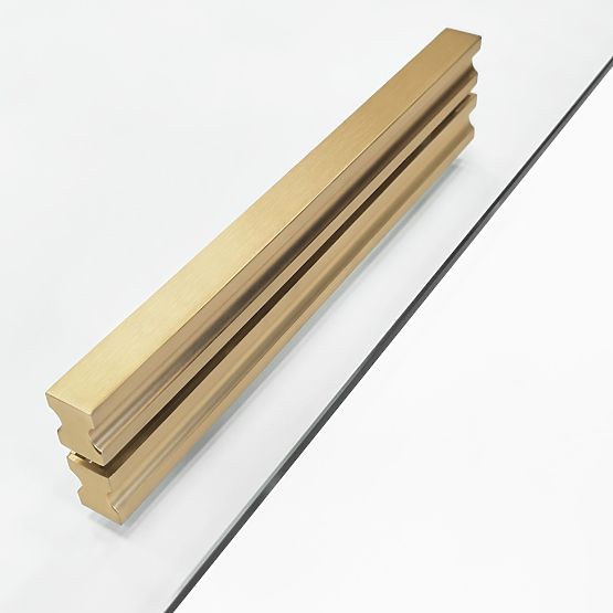 Cabine de douche REA Montana Double Or Brossé 90x90