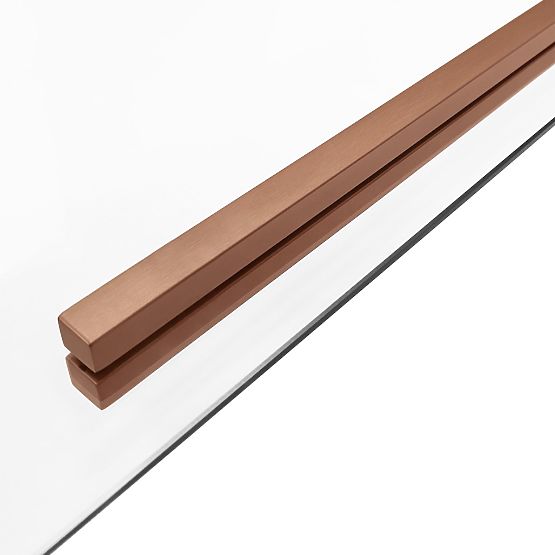 Cabine de douche SOLAR Cuivre Brossé 90x90