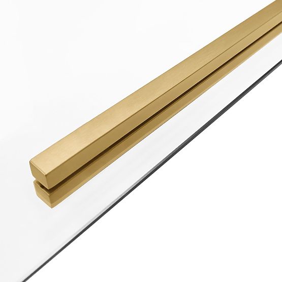 Cabine de douche SOLAR DORÉ Brossé 120x90