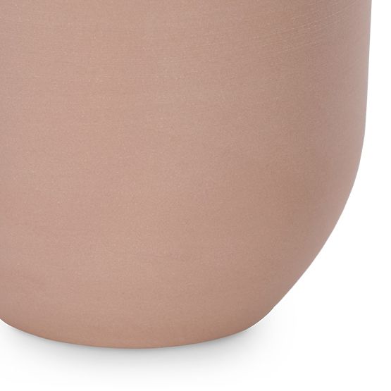 Cache-pot SHIRE couleur rose poudré style moderne pour intérieur ameliahome