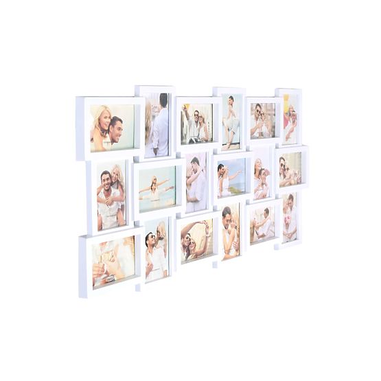 Cadre photo pour 18 photos Morka blanc