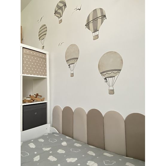 Panneau rembourré Arc - beige