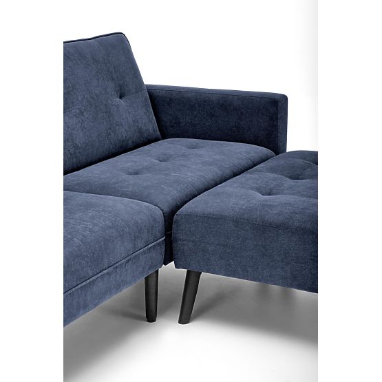 Canapé convertible CORNELIUS avec fonction de canapé d'angle bleu (1p=1pc)