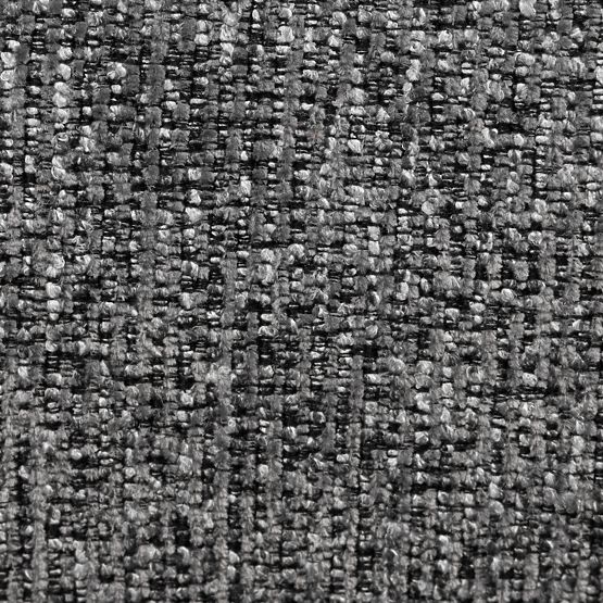 Canapé quatre places pour salon Luvio gris, formes arrondies