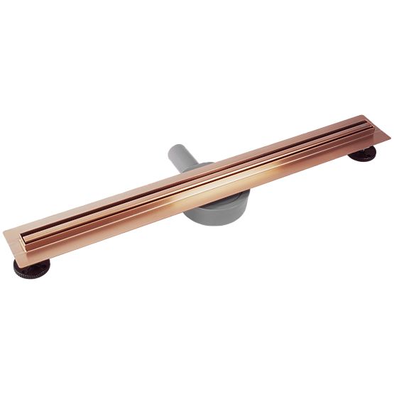 Caniveau linéaire REA NEOX SLIM PRO cuivre brossé 60