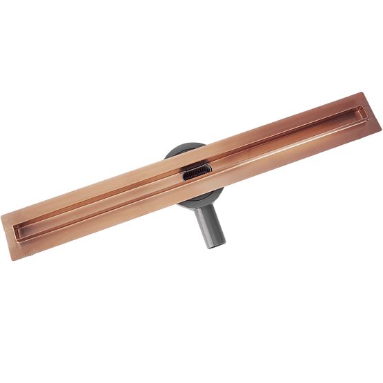 Caniveau linéaire REA NEOX SLIM PRO cuivre brossé 60
