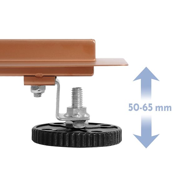 Caniveau linéaire REA NEOX SLIM PRO cuivre brossé 90