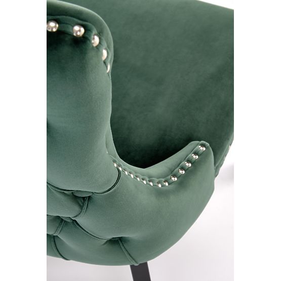Chaise ALDA vert foncé (1p=2pcs)