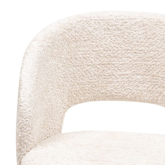 Chaise avec ouverture dans le dossier Jazz, beige clair