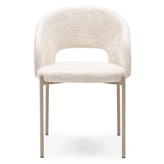 Chaise avec ouverture dans le dossier Jazz, beige clair