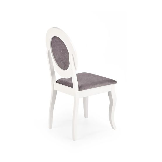 Chaise BAROCK blanche / grise (1p=2pcs)