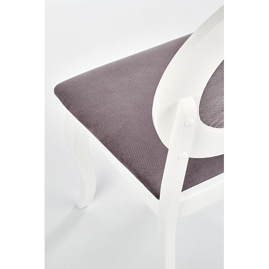 Chaise BAROCK blanche / grise (1p=2pcs)