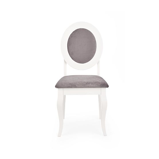 Chaise BAROCK blanche / grise (1p=2pcs)