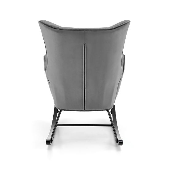 Chaise à bascule BAZALTO grise (1p=1 pièce)