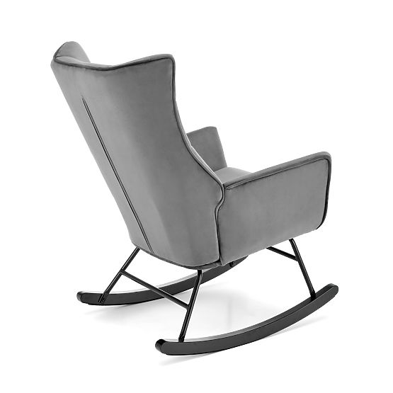 Chaise à bascule BAZALTO grise (1p=1 pièce)