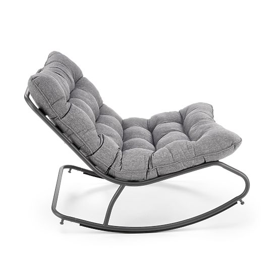 Chaise à bascule GATTO - gris
