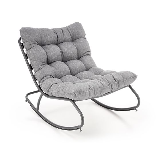 Chaise à bascule GATTO - gris