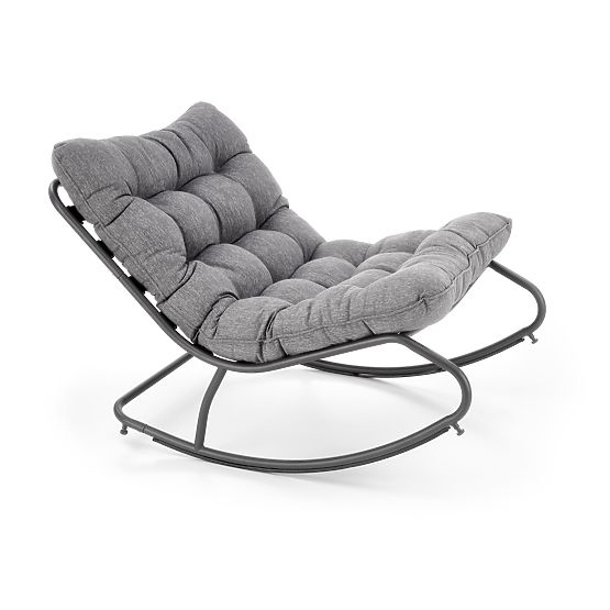 Chaise à bascule GATTO - gris