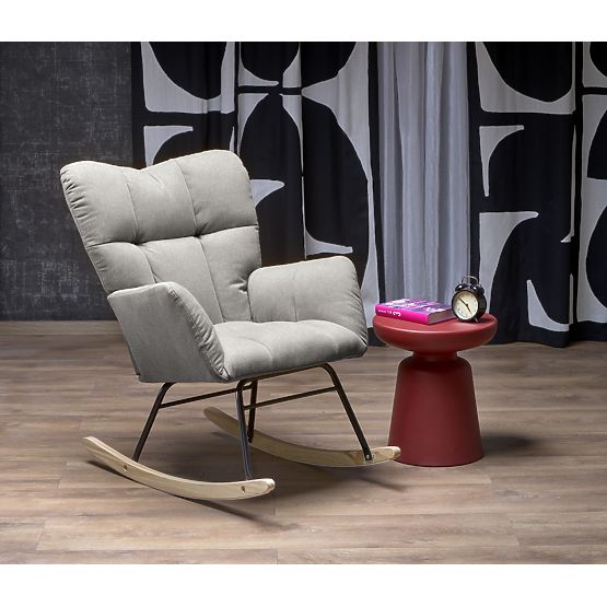 Chaise à bascule VASCO - gris
