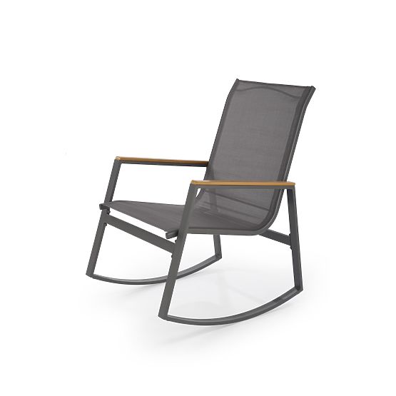 Chaise à bascule Zlatan - gris