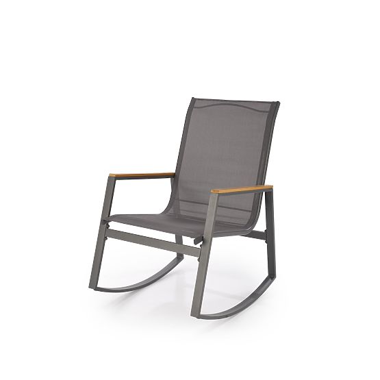 Chaise à bascule Zlatan - gris