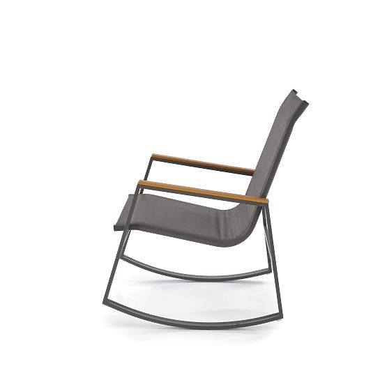Chaise à bascule Zlatan - gris