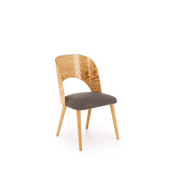 Chaise CADIZ chêne naturel / gris (1p=2pcs)