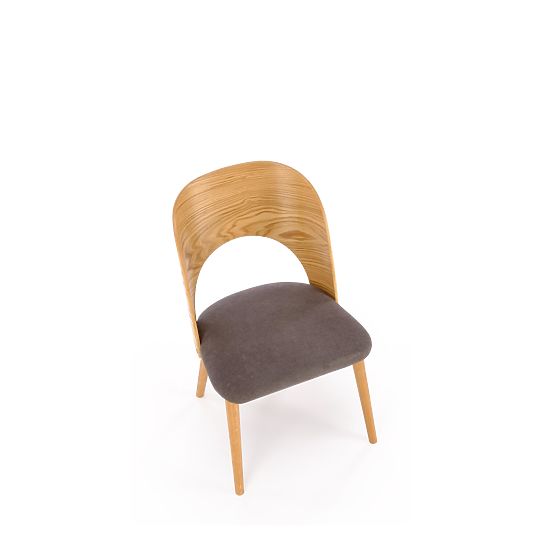 Chaise CADIZ chêne naturel / gris (1p=2pcs)
