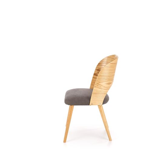 Chaise CADIZ chêne naturel / gris (1p=2pcs)