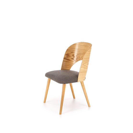 Chaise CADIZ chêne naturel / gris (1p=2pcs)