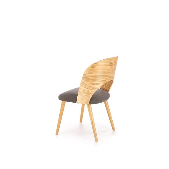 Chaise CADIZ chêne naturel / gris (1p=2pcs)