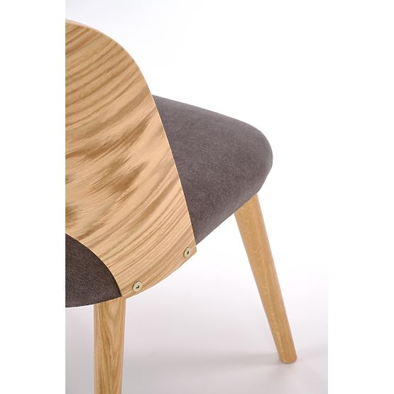 Chaise CADIZ chêne naturel / gris (1p=2pcs)