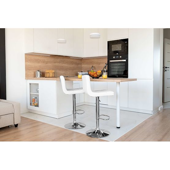 Chaise de bar Arako blanche