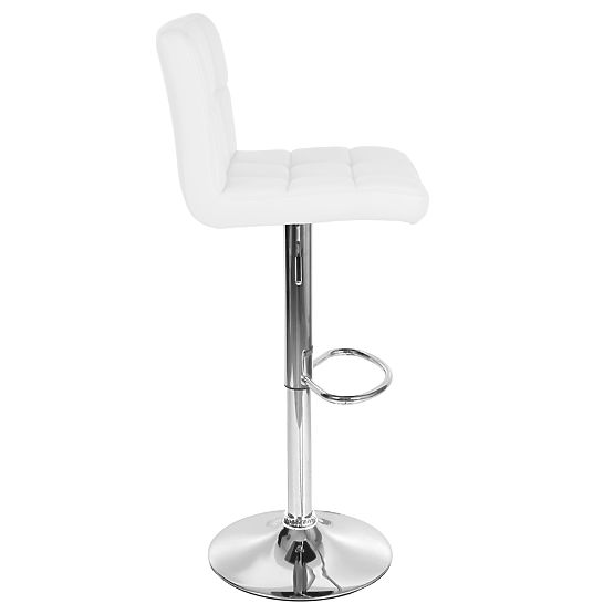 Chaise de bar Arako blanche