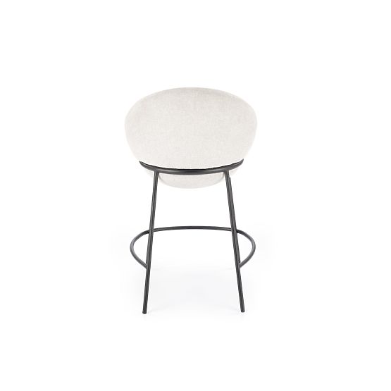 Chaise de bar beige H118