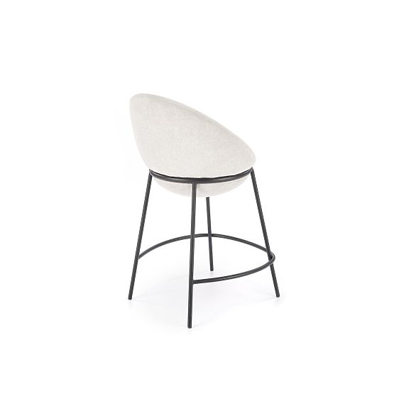 Chaise de bar beige H118