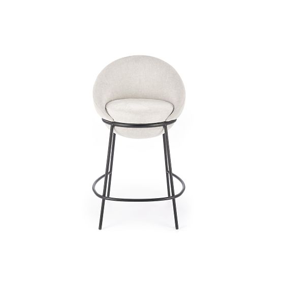 Chaise de bar beige H118