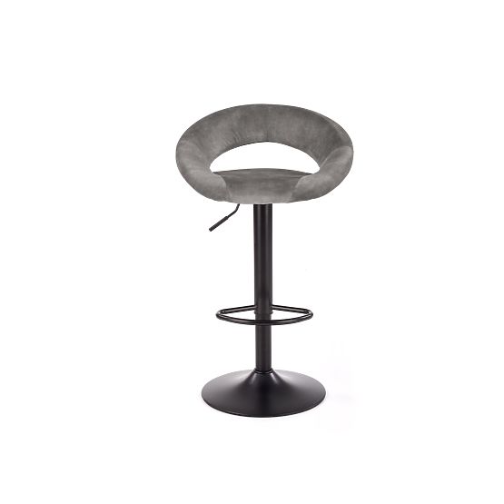 Chaise de bar grise H102 (1p=2pcs)