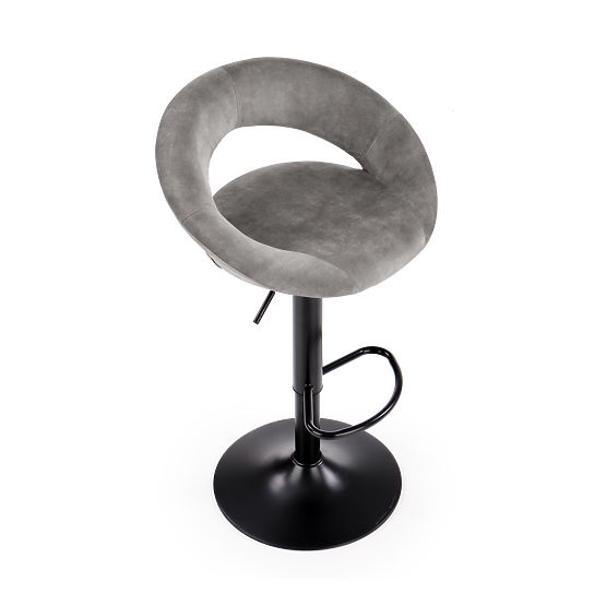 Chaise de bar grise H102 (1p=2pcs)